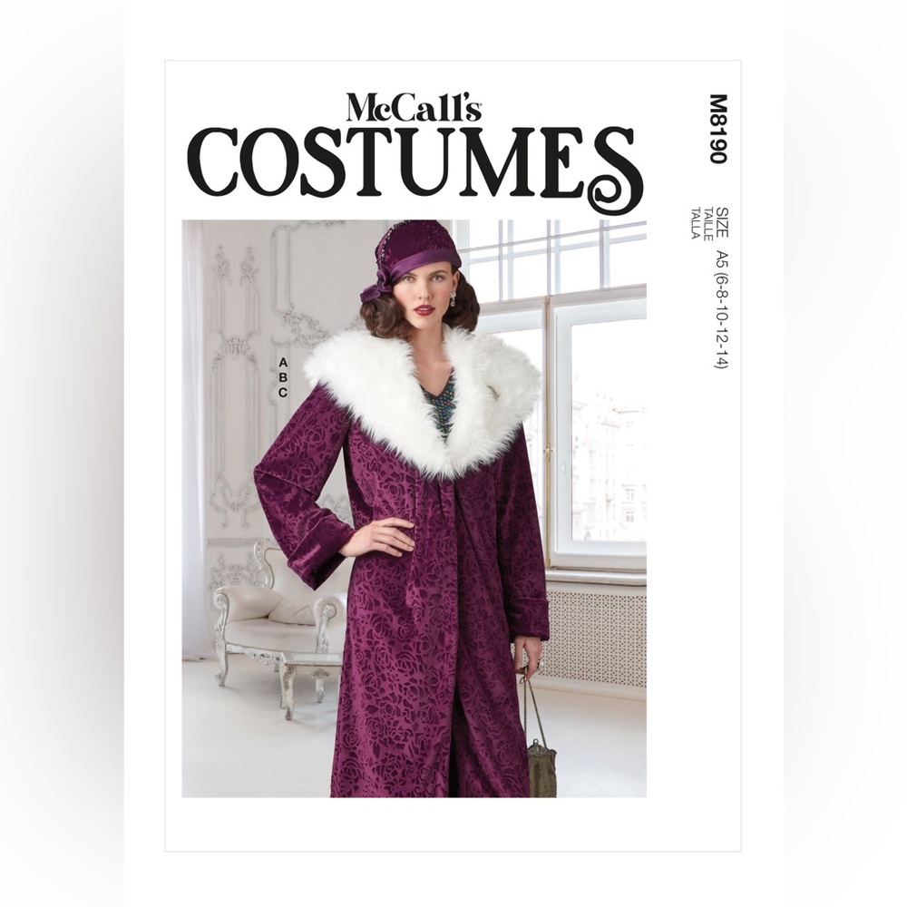 🦹🏻‍♀️ McCall’s Cosplay Costume Sewing Pattern 8190